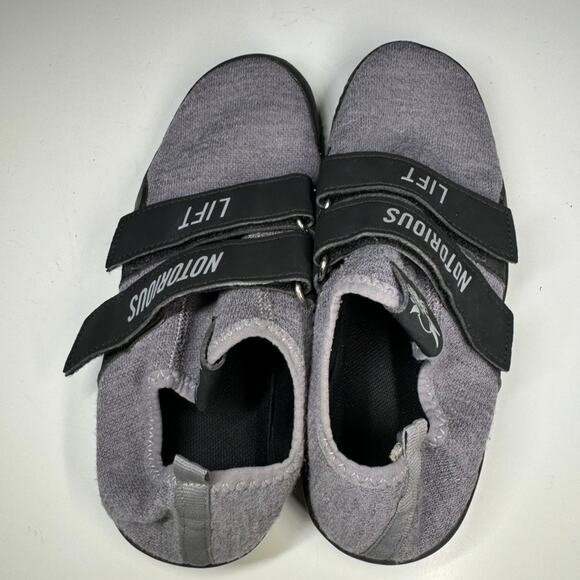 Notorious Lift Gen 2 Deadlift Shoes Gray Sumo Slippers Sz 38 EU (US - 7W / 5.5M) - Picture 5 of 8